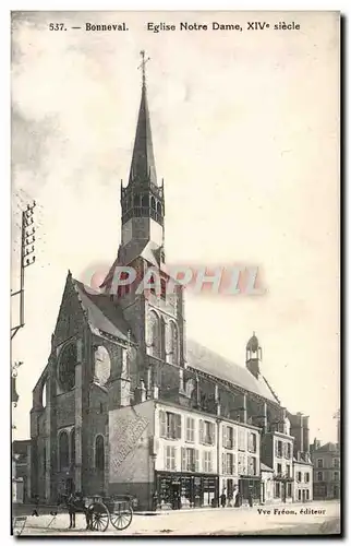 Cartes postales Bonneval Eglise Notre Dame