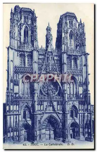 Cartes postales Toul La Cathedrale