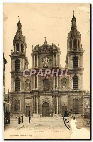 Cartes postales Nancy La Cathedrale