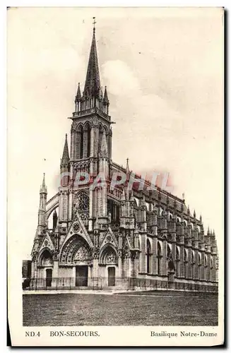 Cartes postales Bon Secours Basilique Notre Dame