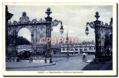 Cartes postales Nancy Place Stanislas Grilles De Jean Lamour