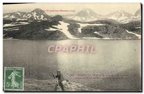 Cartes postales Les Pyrenees Massif du Carlitte Etang de Lanoux