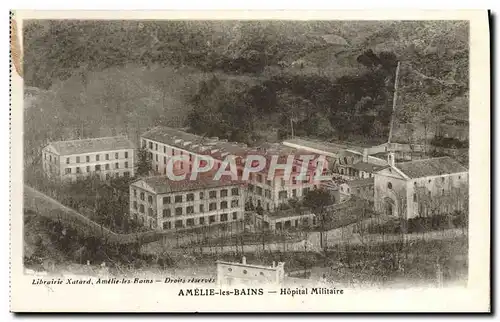 Cartes postales Amelie Les Bains Hopital Militaire Militaria