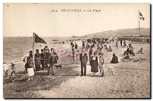 Cartes postales Deauville La Plage