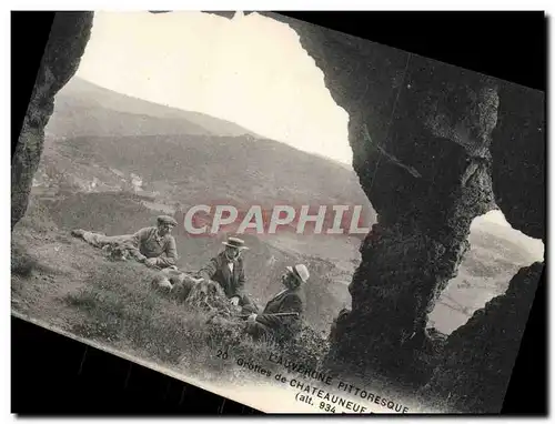 Cartes postales L&#39Auverpme Pittoresque Grottes De Chateauneuf pres St Nectaire