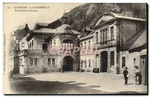 Cartes postales Auvergne La Bourboule Etablissement Choussy