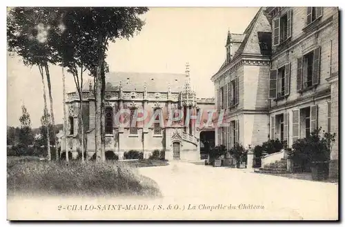 Cartes postales Chalon Saint Mard La Chapelle Du Chateau