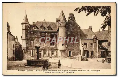 Cartes postales Cantal Salers Une Des Plus Anciennes Et Des Plus Pittoresques villes d&#39Auvergne Maison Sevest