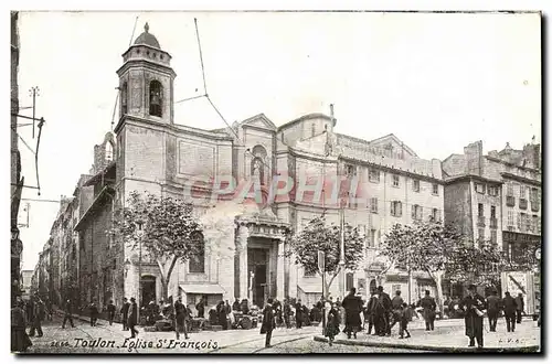 Cartes postales Toulon Eglise St Francois