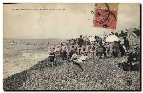 Cartes postales Dieppe Coin De Plage