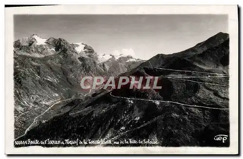 Ansichtskarte AK Route De l&#39Iseran et massif Tete de Solaise Cachet PLM Section lyonnaise du CAF