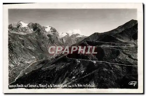 Cartes postales Route De l&#39Iseran et massif Tete de Solaise Cachet PLM Section lyonnaise du CAF