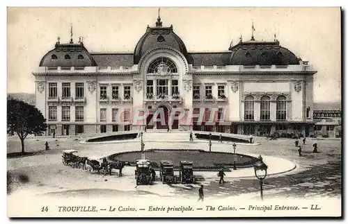 Ansichtskarte AK Trouville Le Casino Entree Principale