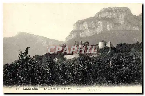 Ansichtskarte AK Chambery Le Chateau De La Bathie