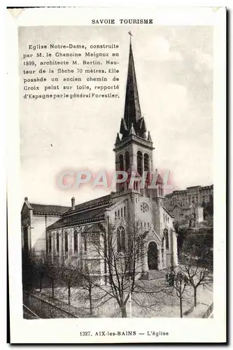 Cartes postales Aix Les Bains L&#39eglise