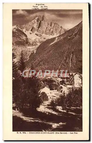 Cartes postales Chamonix Mont Blanc les Praz