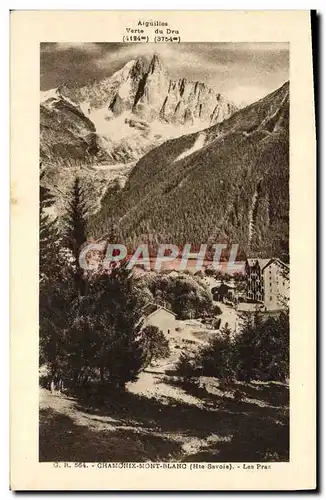 Cartes postales Chamonix Mont Blanc Les Praz