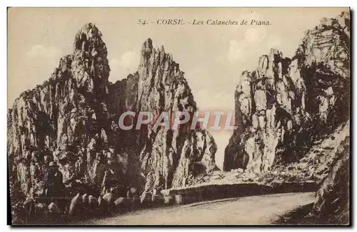 Cartes postales Corse Les Calanches De Piana