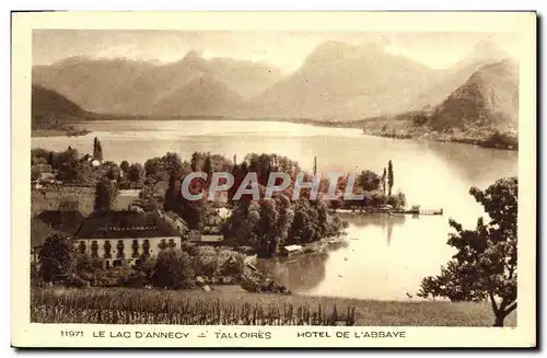 Cartes postales Le Lac D&#39Annecy Talloires Hotel De L&#39abbaye