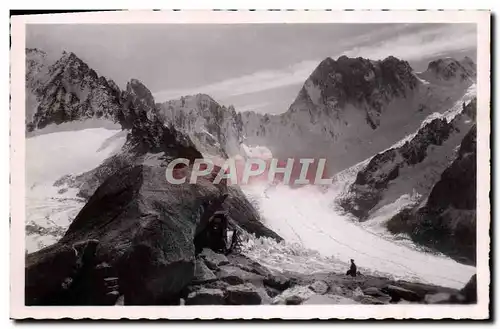 Cartes postales moderne Chamonix Massif Des Grandes Jorasses vu de la cabane du Couvercle