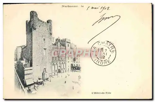Cartes postales Narbonne L'hotel de ville