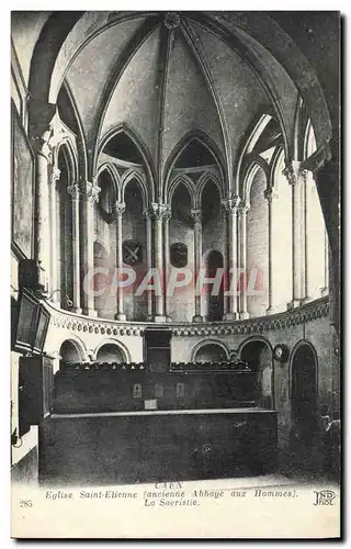 Cartes postales Caen Eglise Saint Etienne Ancienne abbaye aux hommes la sacristie