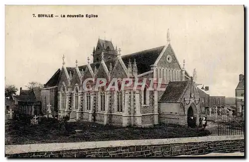 Cartes postales Biville La nouvelle Eglise