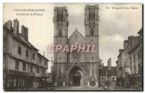 Cartes postales Chalon sur Saone Cathedrale St Vincent