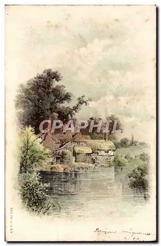 Cartes postales Fantaisie Moulin