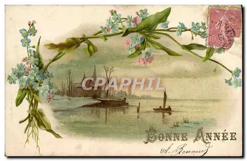 Cartes postales Fantaisie Bonne Annee