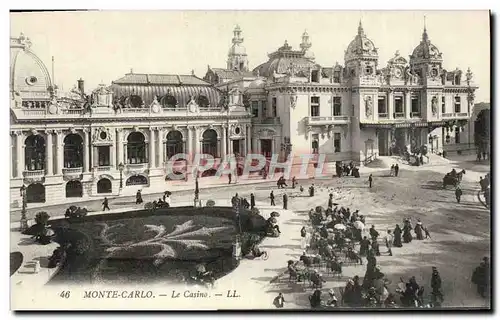 Cartes postales Monte Carlo Le Casino