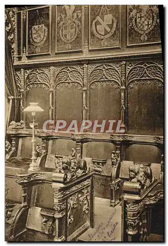 Cartes postales Bruges St Sauver Entree des Stalles