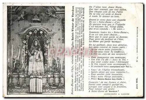 Cartes postales Notre Dame des Clefs veneree en l&#39Eglise Saint Victor de Verdun