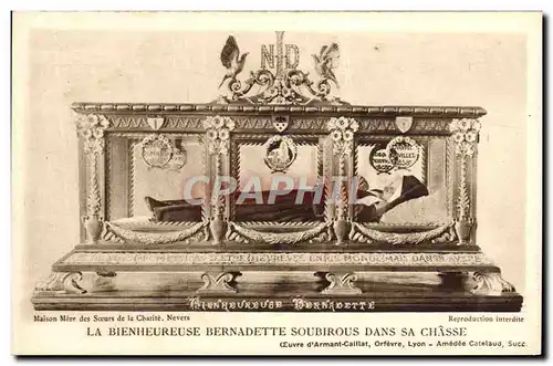 Cartes postales La Bienheureuse Bernadette Soubirous Dans sa chasse Nevers