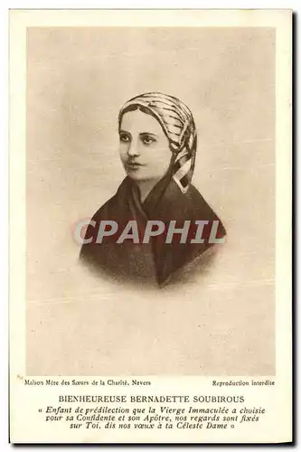 Ansichtskarte AK La Bienheureuse Bernadette Soubirous Nevers