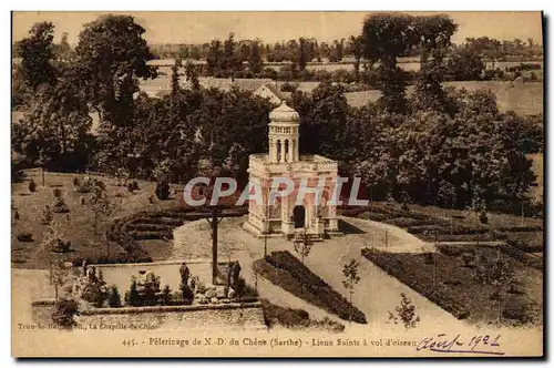 Ansichtskarte AK Pelerinage de Notre Dame du Chene Lieux saints a vol d&#39oiseau