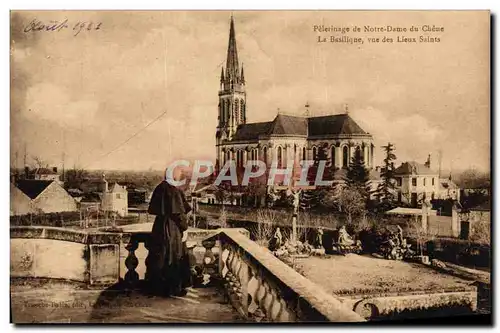 Ansichtskarte AK Pelerinage de Notre Dame du Chene La basilique vue des lieux saints