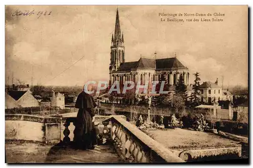 Cartes postales Pelerinage de Notre Dame du Chene La basilique vue des lieux saints