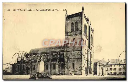 Cartes postales St Flour La Cathedrale