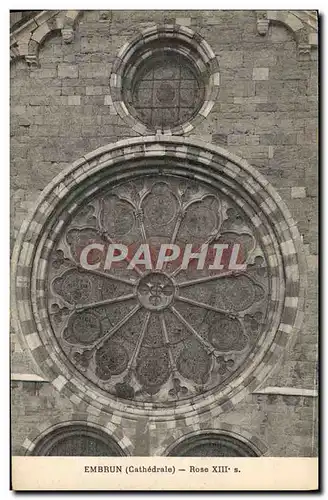 Cartes postales Embrun Rose