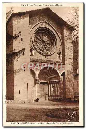 Cartes postales Digne les Bains Notre Dame du Bourg