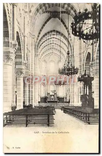 Cartes postales Gap Interieur de la Cathedrale