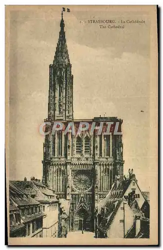 Cartes postales Strasbourg La Cathedrale