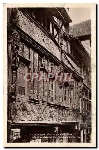 Ansichtskarte AK Lisieux Maison du Dite de la Salamandre Rue Aux Fevres