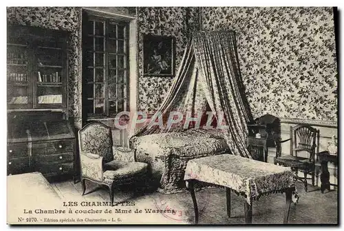 Ansichtskarte AK Les Charmettes La Chambre a Coucher de Mme de Warrens