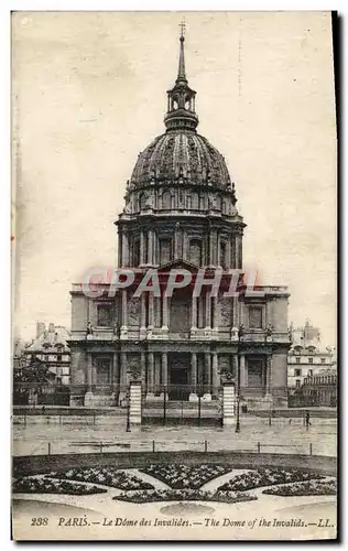 Cartes postales Paris Le Dome des Invalides