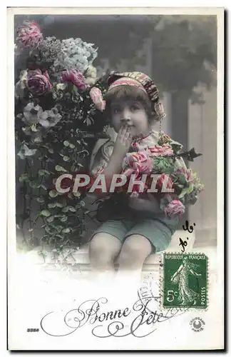 Cartes postales Fantaisie Enfant Bonne Fete