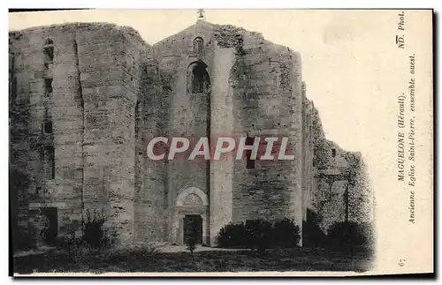 Cartes postales Maguelone Ancienne Eglise Saint Pierre