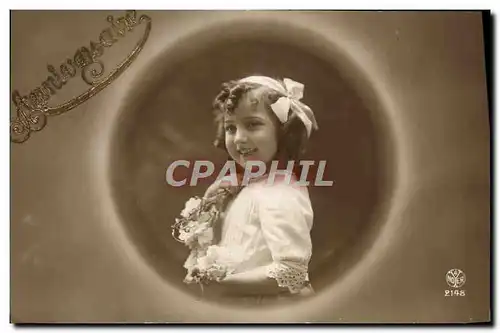 Cartes postales Fantaisie Souvenir Enfant