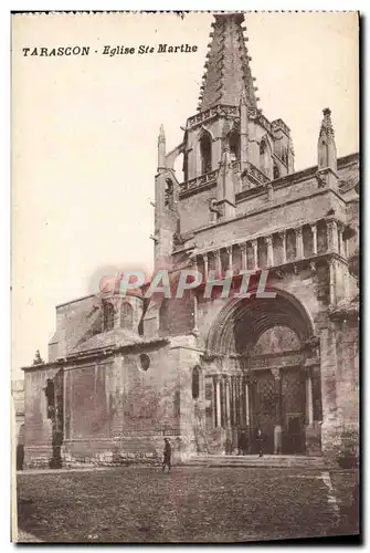 Cartes postales Tarascon Eglise Ste Marthe